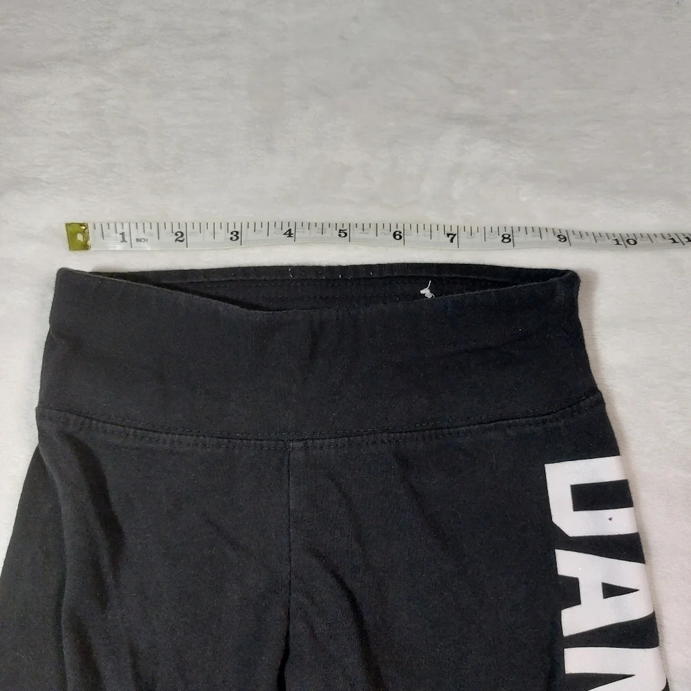Justice Black Dance Leggings Size 6